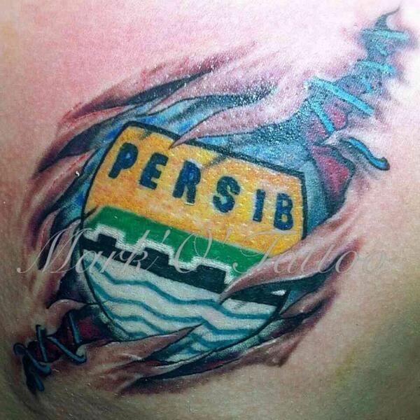 Detail Gambar Tato Persib Nomer 2