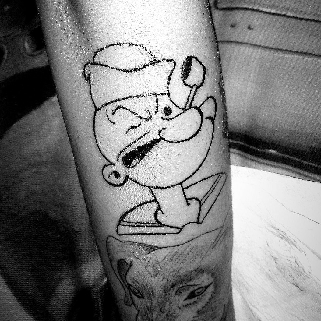 Detail Gambar Tato Popeye Nomer 5