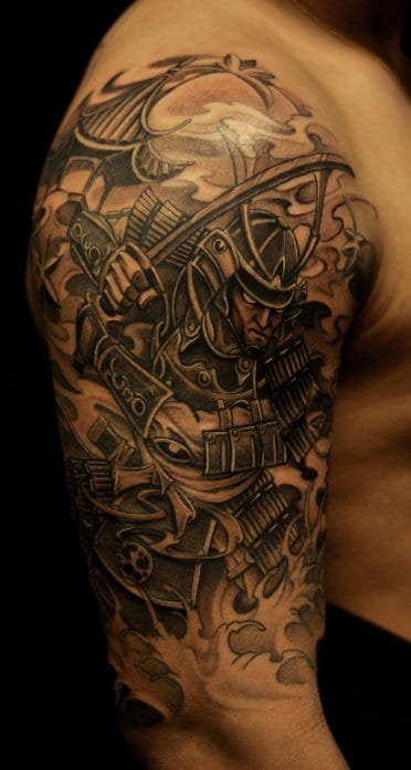 Detail Gambar Tato Samurai Nomer 17