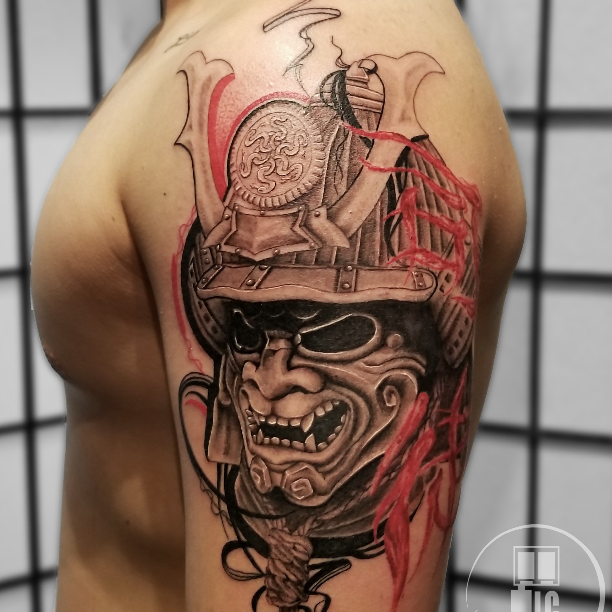 Detail Gambar Tato Samurai Nomer 25