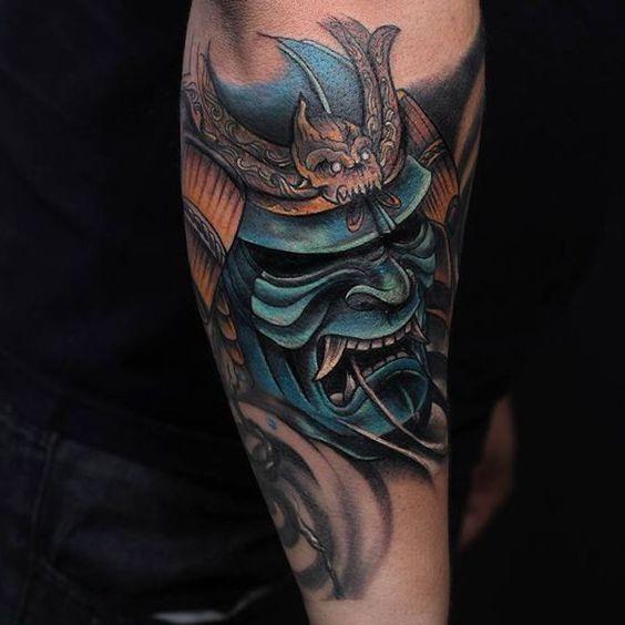 Detail Gambar Tato Samurai Nomer 26