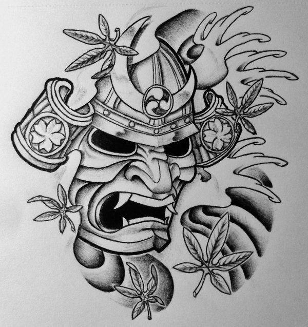 Detail Gambar Tato Samurai Nomer 29