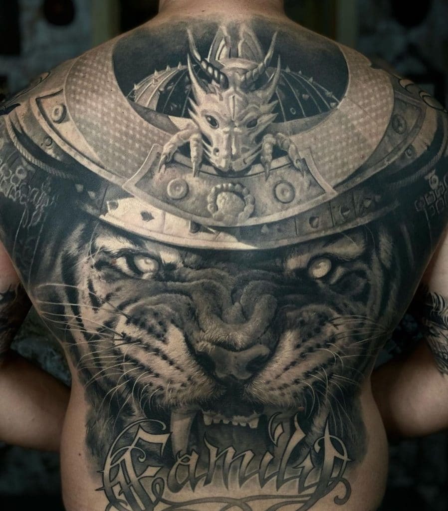 Detail Gambar Tato Samurai Nomer 51