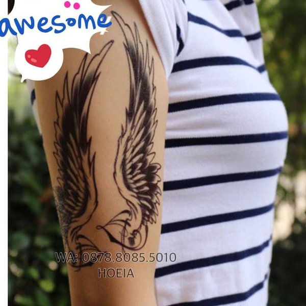 Detail Gambar Tato Sayap Di Punggung Nomer 55