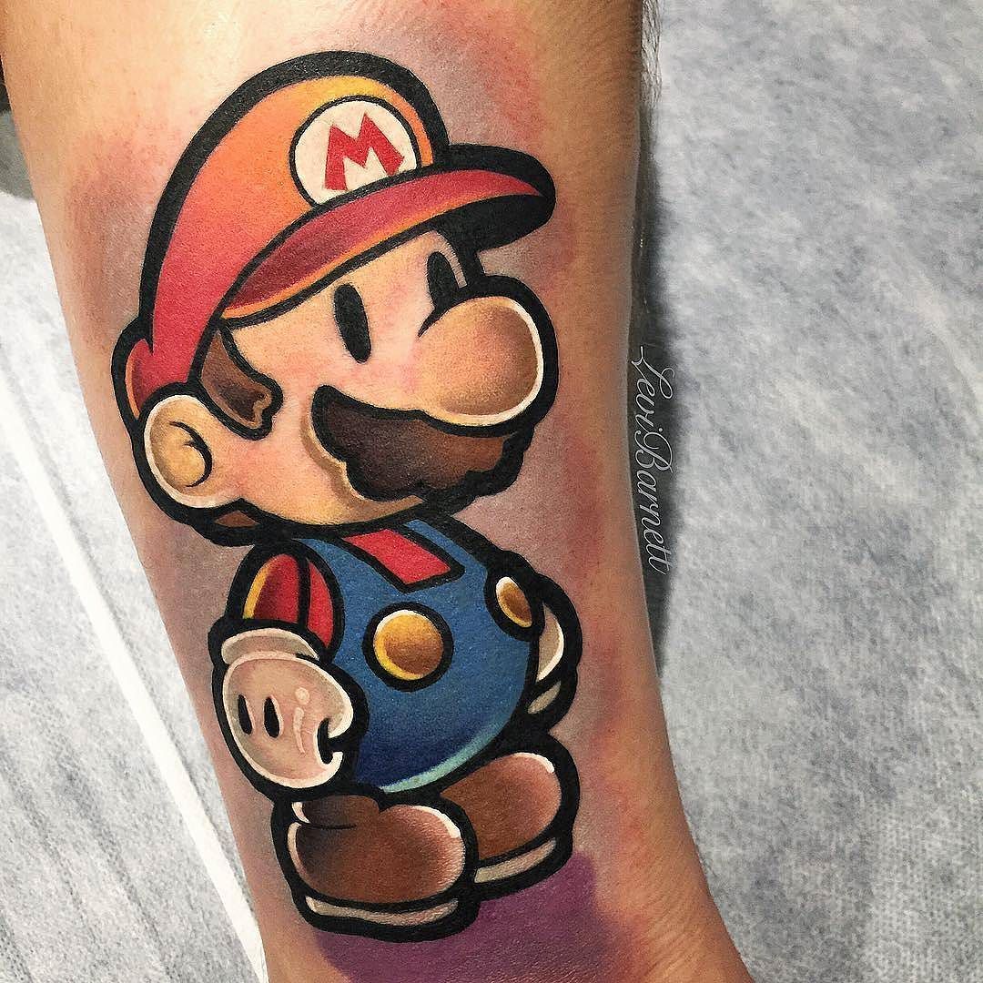 Detail Gambar Tato Super Mario Nomer 4