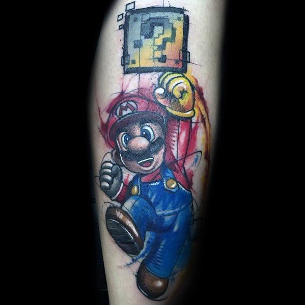 Detail Gambar Tato Super Mario Nomer 37