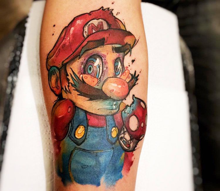 Detail Gambar Tato Super Mario Nomer 5