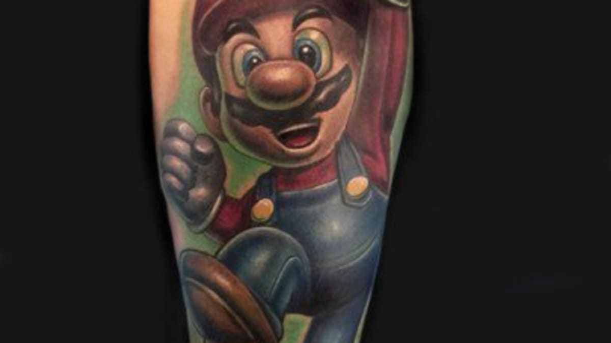 Detail Gambar Tato Super Mario Nomer 7