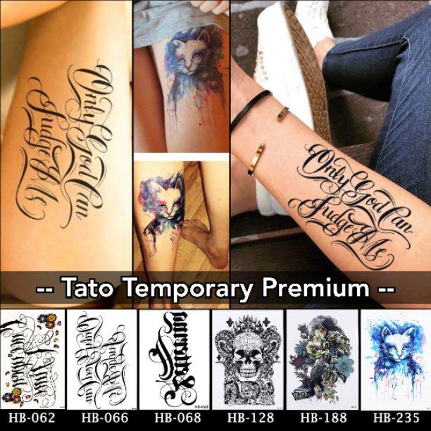 Detail Gambar Tato Temporer Nama Nomer 21