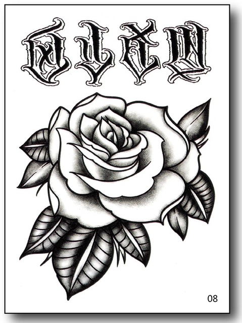 Detail Gambar Tato Tribal Bunga Mawar Nomer 5