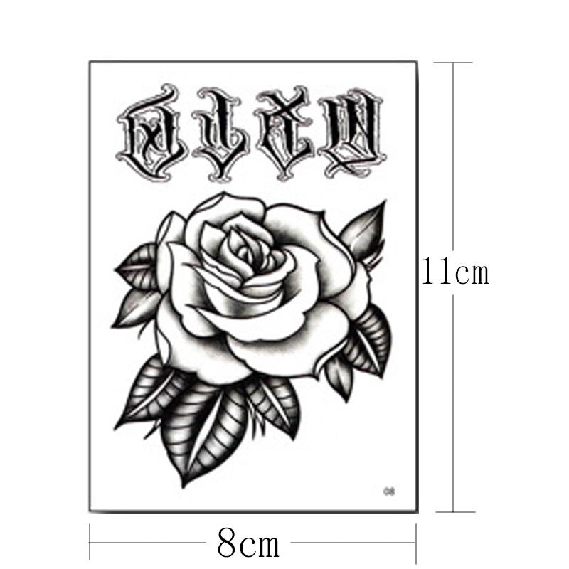 Detail Gambar Tato Tribal Bunga Mawar Nomer 3