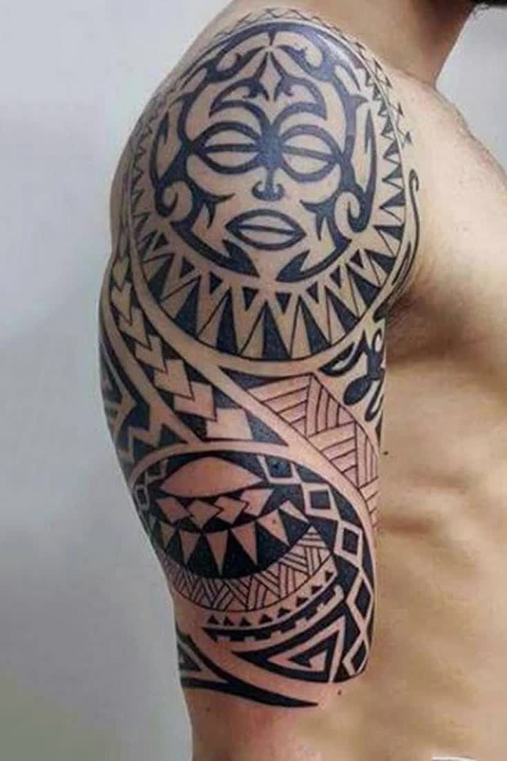 Detail Gambar Tato Tribal Di Lengan Nomer 53