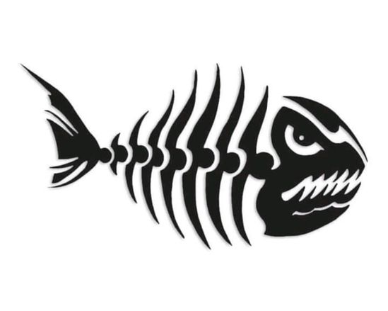 Detail Gambar Tato Tulang Ikan Nomer 8