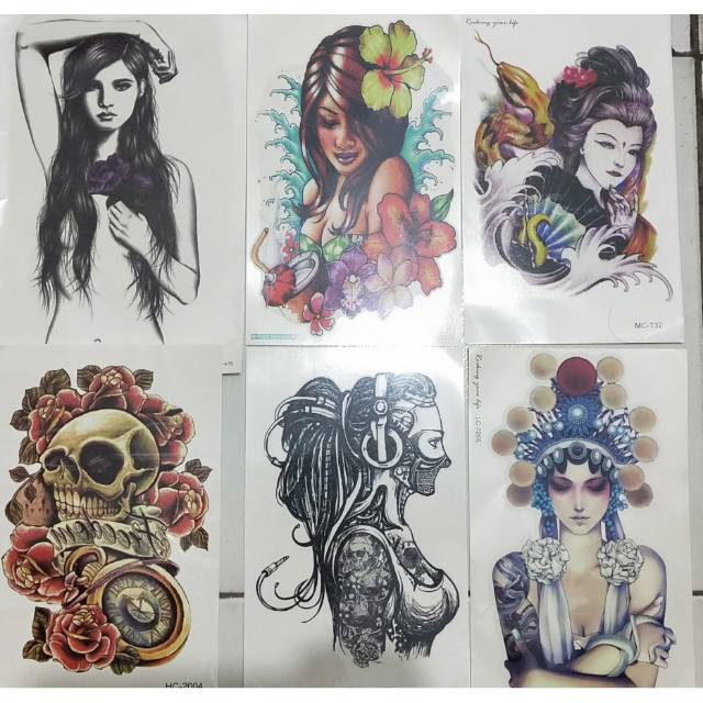 Detail Gambar Tato Wajah Perempuan Nomer 27