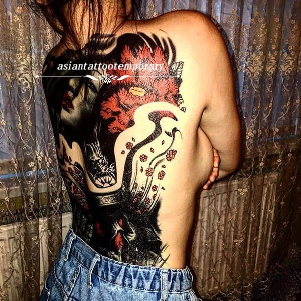 Detail Gambar Tatto 3d Di Punggung Nomer 55