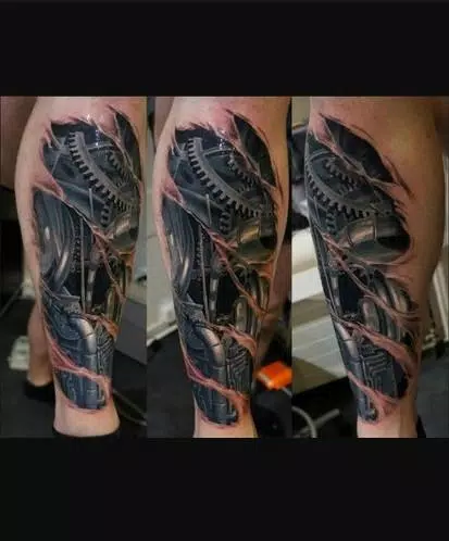 Detail Gambar Tatto Bio Mekanik Nomer 11