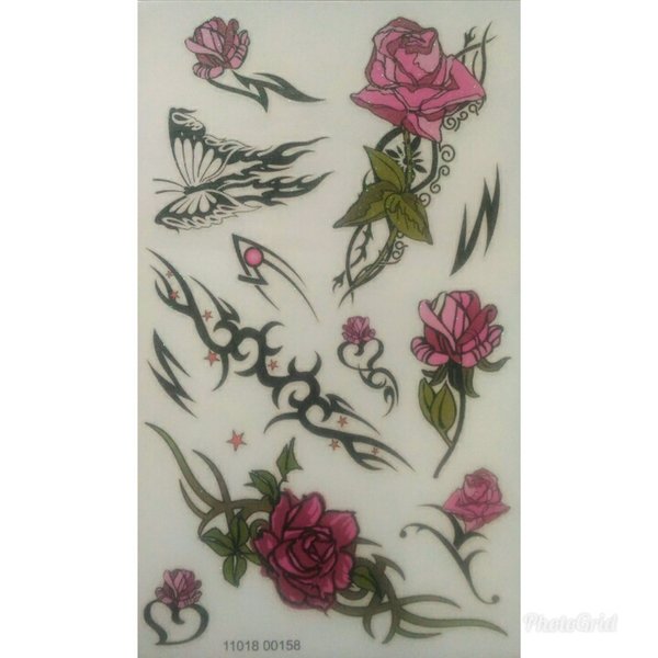 Detail Gambar Tatto Bunga Mawar Nomer 24