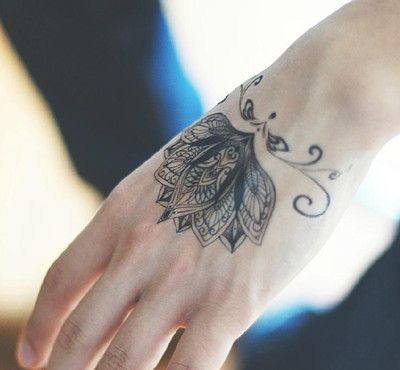 Detail Gambar Tatto Bunga Teratai Nomer 56