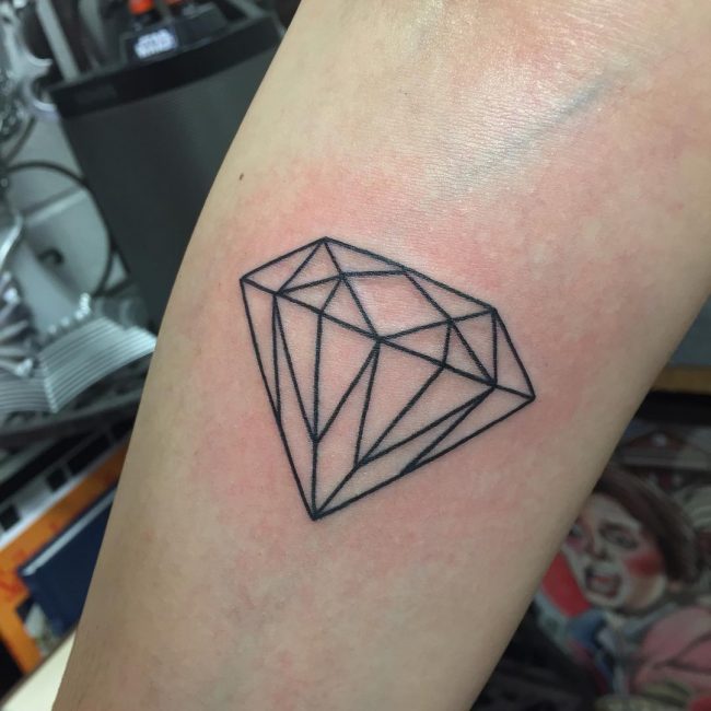 Detail Gambar Tatto Diamond Nomer 4