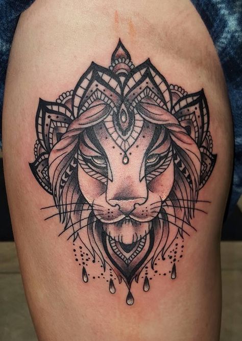 Detail Gambar Tatto Singa Nomer 31