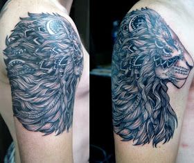 Detail Gambar Tatto Singa Nomer 40