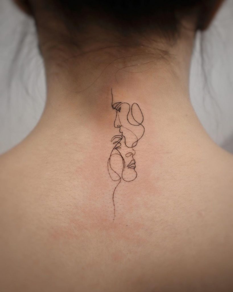 Detail Gambar Tattoo Simple Gambar Tattoo Simple Neck Nomer 10