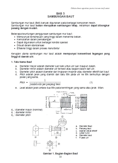 Detail Gambar Tegangan Geser Baut Nomer 34