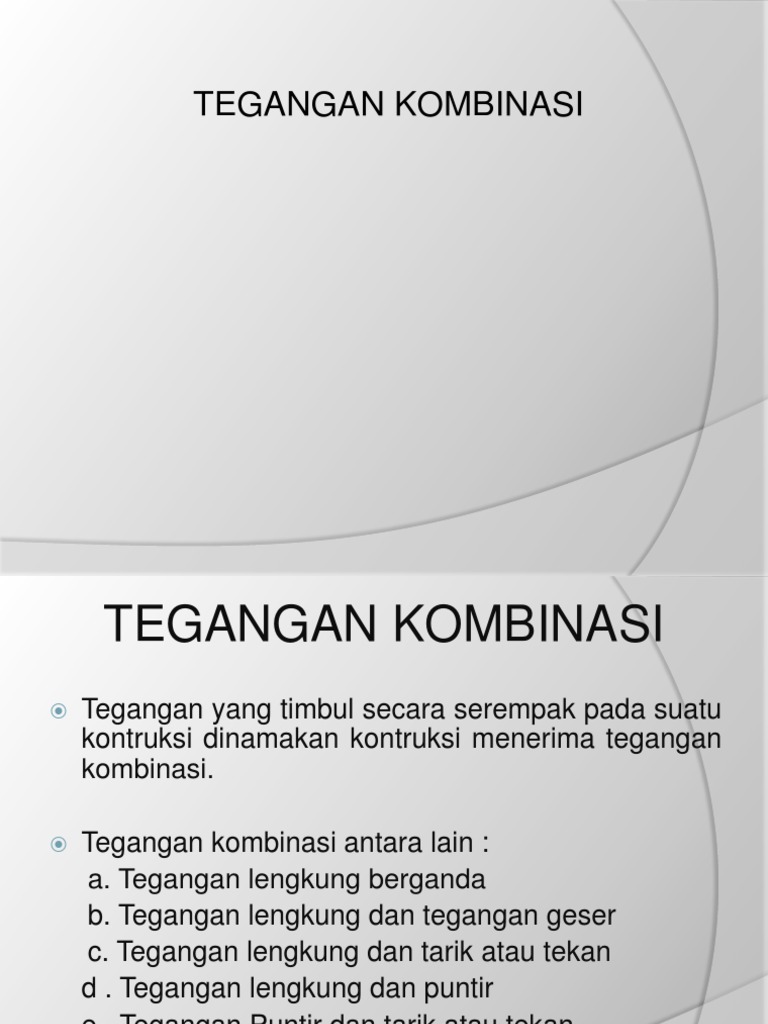 Gambar Tegangan Kombinasi - KibrisPDR