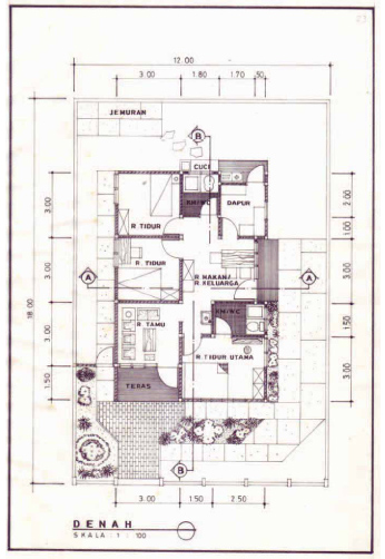 Detail Gambar Teknik Denah Rumah Nomer 38