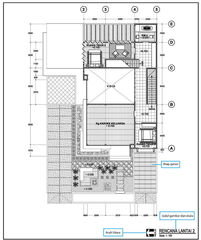 Detail Gambar Teknik Denah Rumah Nomer 8