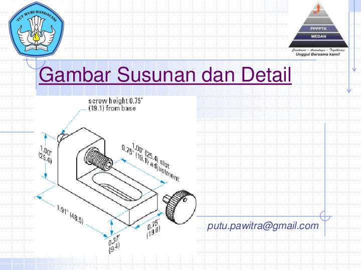 Detail Gambar Teknik Detail Nomer 9