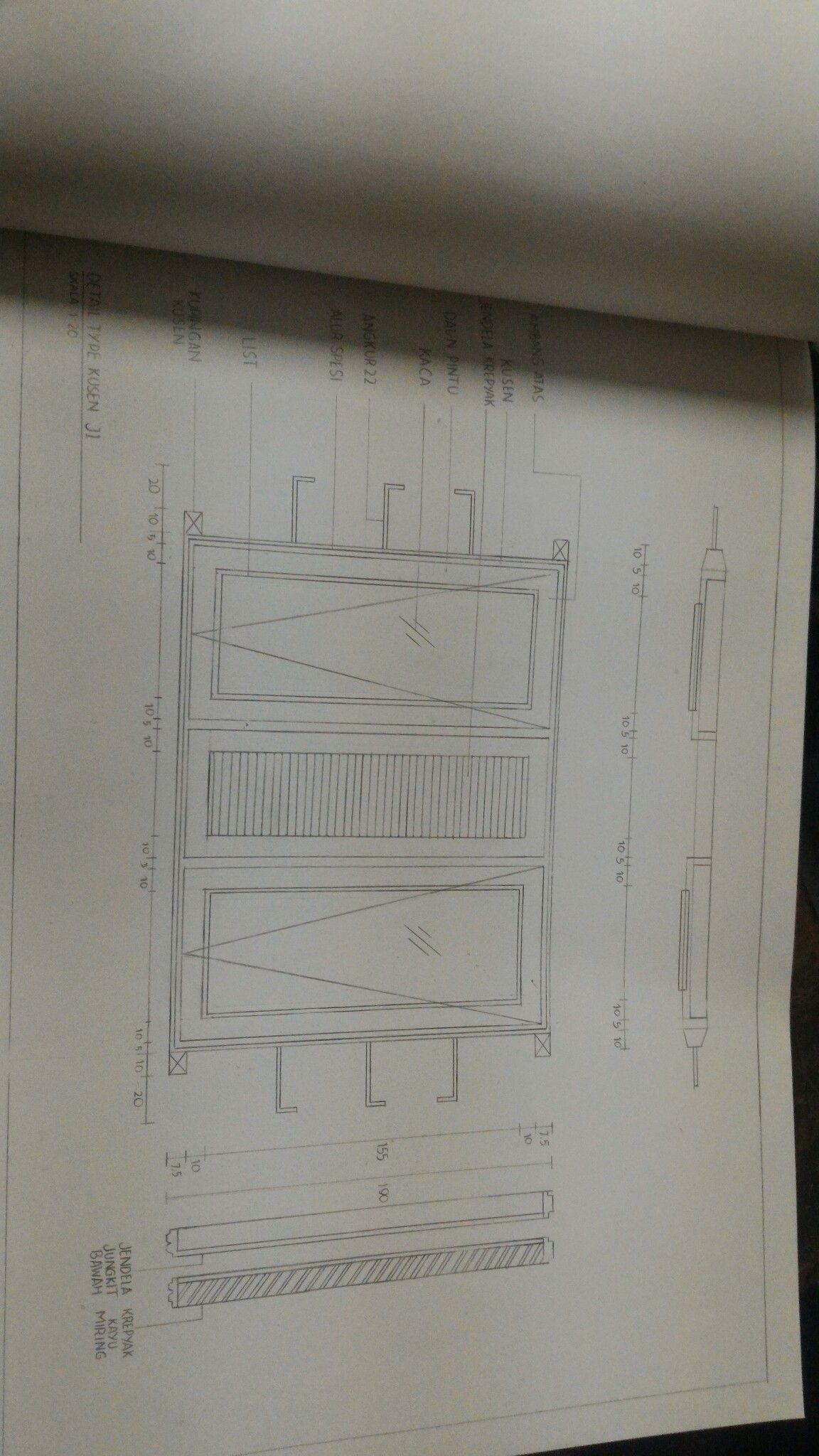 Detail Gambar Teknik Detail Nomer 26