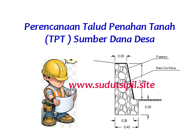 Detail Gambar Teknik Detail Talud Jalan Nomer 28