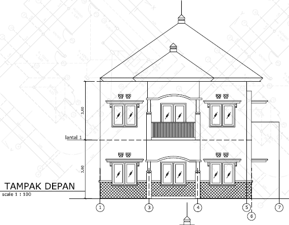 Detail Gambar Teknik Gambar Bangunan Nomer 11