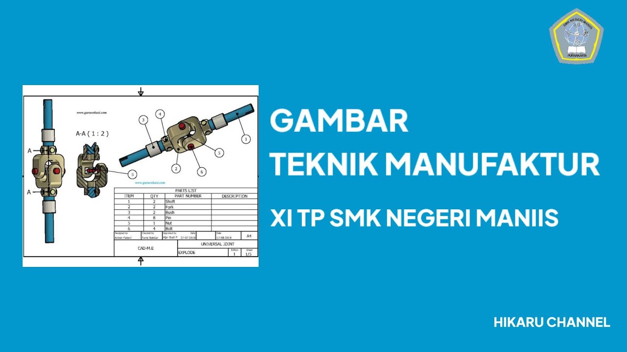 Detail Gambar Teknik Manufaktur Nomer 37