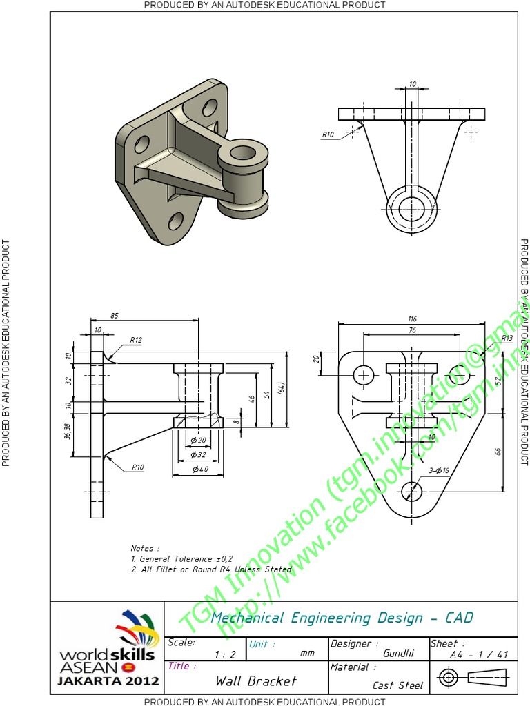 Detail Gambar Teknik Piston Nomer 29