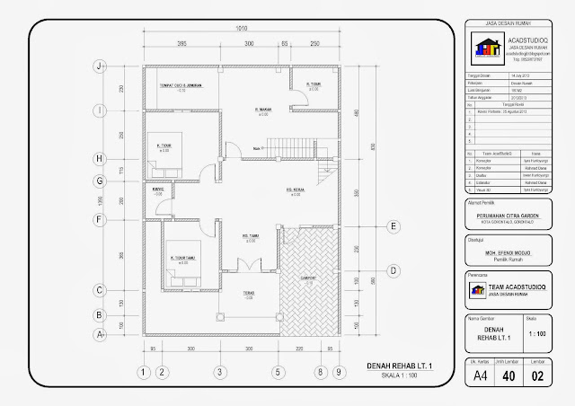 Detail Gambar Teknik Sipil Rumah 7x10 Sedikit Ruang Nomer 21