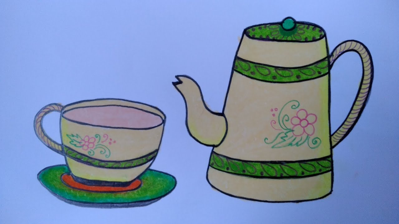 Detail Gambar Teko Dan Cangkir 3d Nomer 3