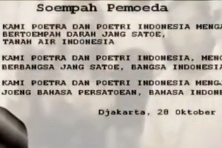 Detail Gambar Teks Asli Sumpah Pemuda Nomer 34