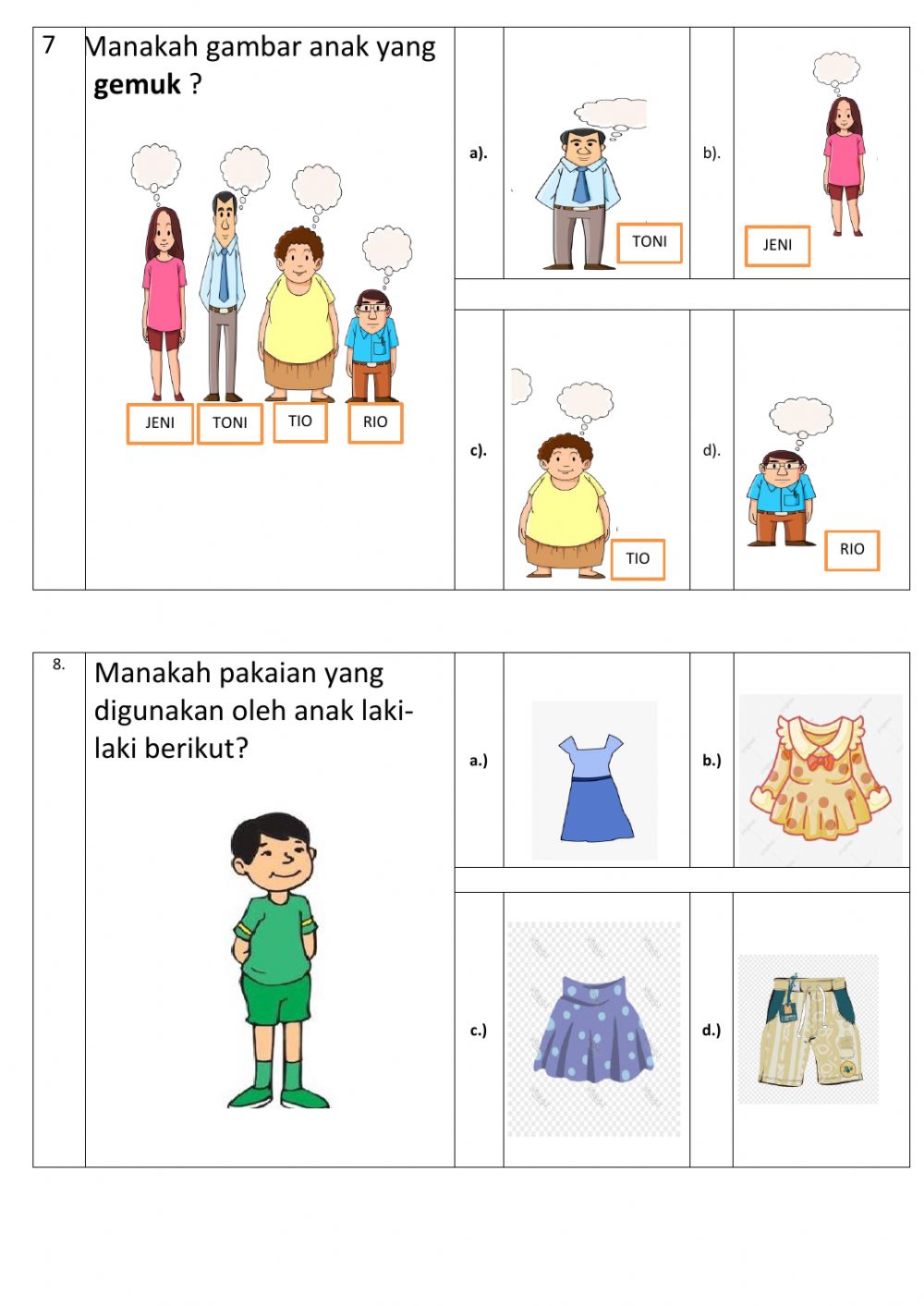 Detail Gambar Tema Diri Sendiri Paud Nomer 14