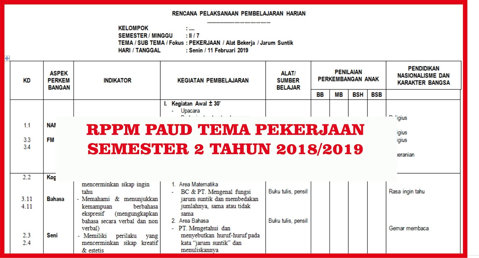 Detail Gambar Tema Pekerjaan Untuk Paud Nomer 44