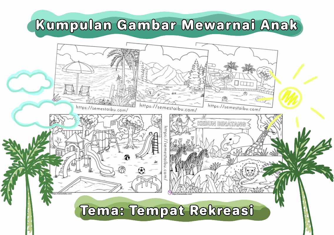 Detail Gambar Tema Rekreasi Paud Nomer 9