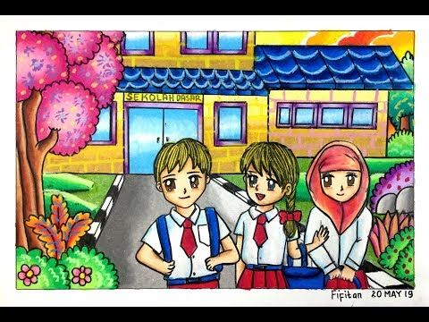 Detail Gambar Tema Sekolah Nomer 14