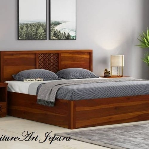 Detail Gambar Tempat Tidur Kayu Jati Nomer 9