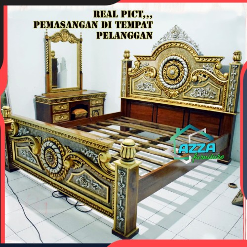 Detail Gambar Tempat Tidur Kayu Jati Nomer 26