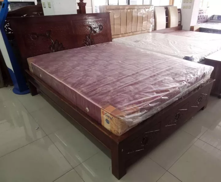 Detail Gambar Tempat Tidur Kayu Jati Nomer 30