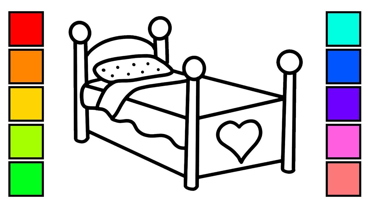Gambar Tempat Tidur Tanpa Bantal Guling Animasi - KibrisPDR