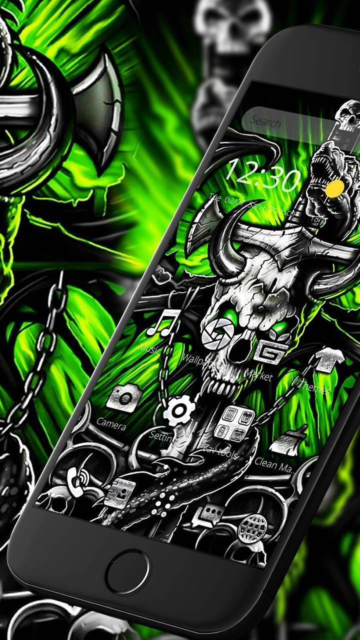 Detail Gambar Tengkorak Metal 3d Nomer 55