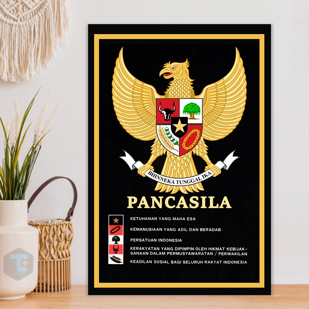 Detail Gambar Tentang Republik Indonesia Lukisan 3d Pancasila Nomer 12