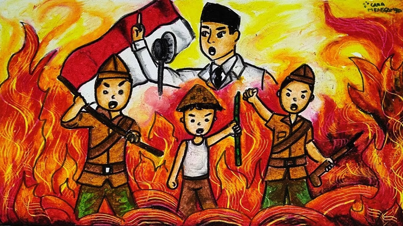 Detail Gambar Tentang Republik Indonesia Lukisan Perjuangan Kemerdekaan Indonesia Nomer 24